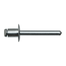 Заклёпки вытяжные стальные со стандартным бортиком St/St 4,8х12 мм DIN 7337